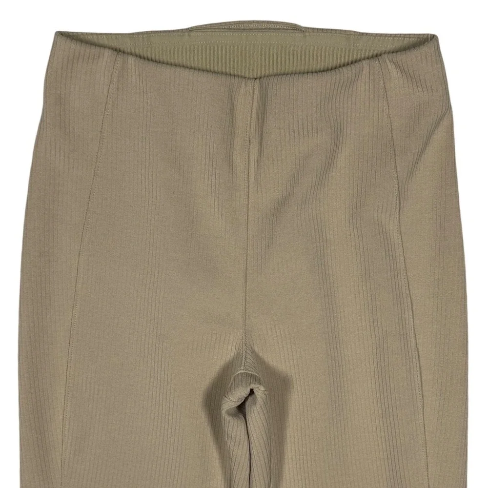 Lululemon Ribbed Softstreme Zip-Leg High-Rise Cropped Pants 25